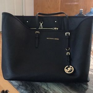 Large Michael Kors Black tote bag